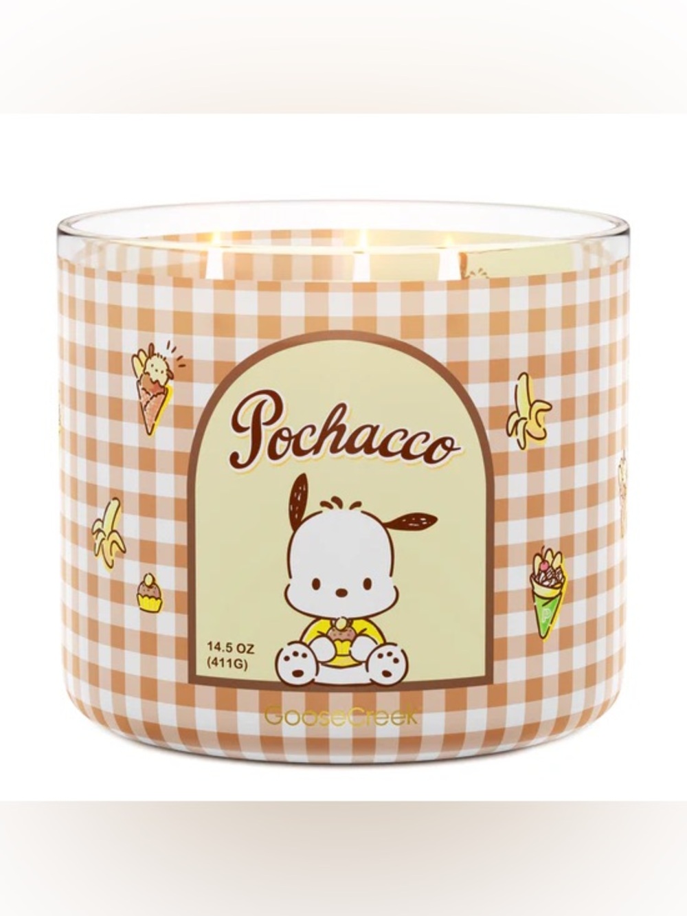 GooseCreek x Hello Kitty And Friends Pochacco Hello Kitty 3-Wick Candle